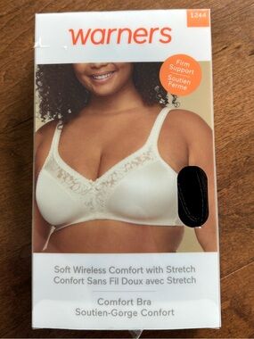 NEW Warners wireless bra black
